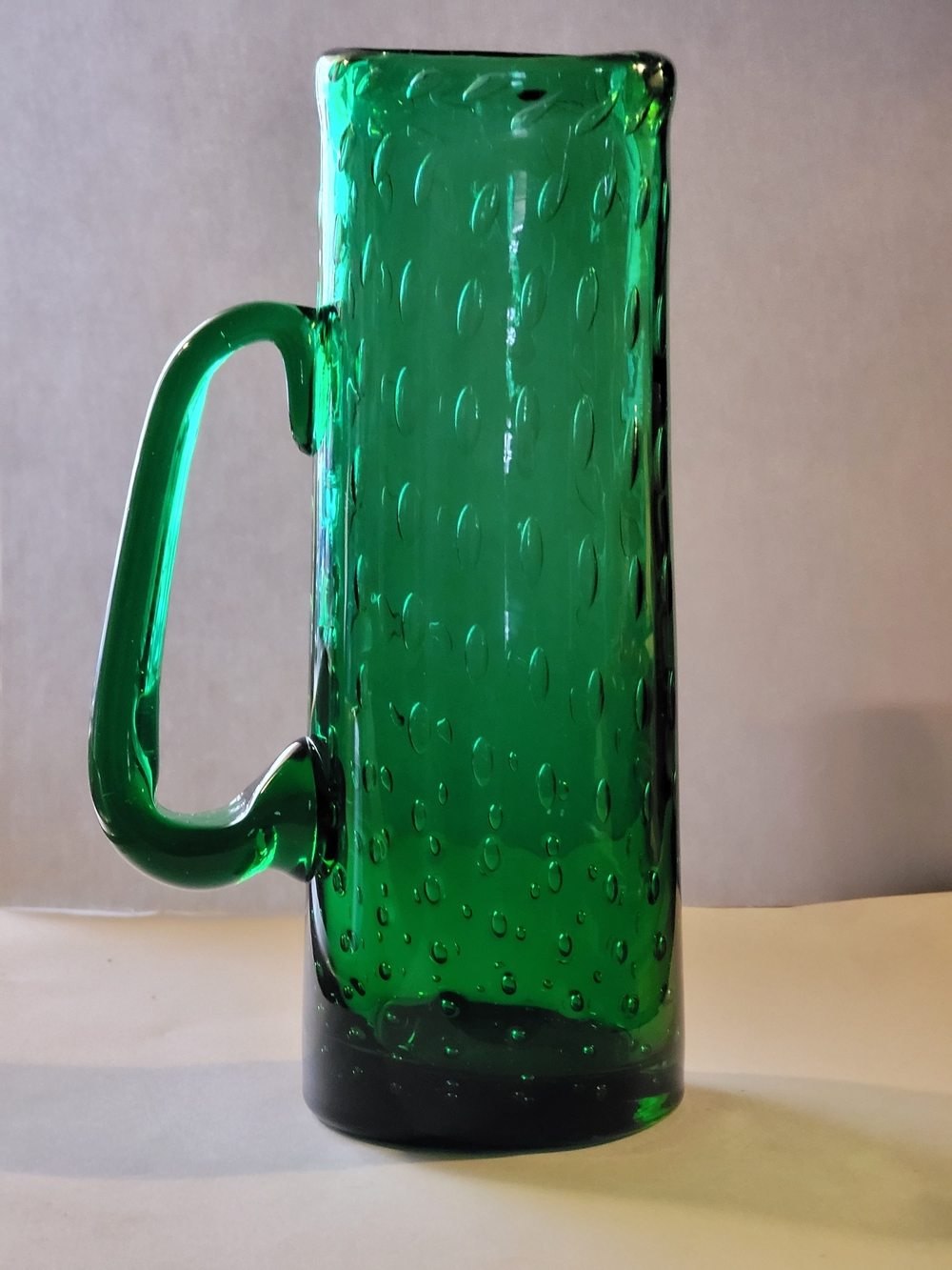 Vintage Swedish Green Glass Mug